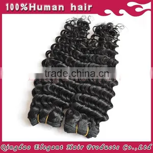2015 New Style No Shedding Brazilian Remy Deep Wave Double Drawn Virgin Hair thumbnail-5