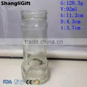 90ml Round Spice Bottle Glass Herb Tools thumbnail-1