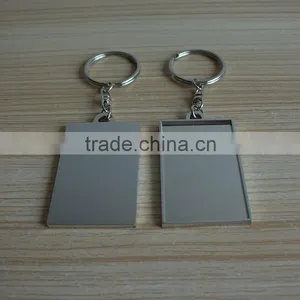 Metal Blank Silver Sublimation Key Chain thumbnail-1