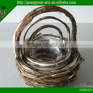 Wicker Baskets Home Decor Hanmade Natural Crafts thumbnail-1