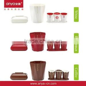 D626 Gift Set Plastic Melamine Shower Bathroom Accessories Names thumbnail-1