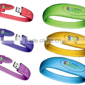 Promotional Custom 8GB Silicone Wristband Cheap Usb Flash Drive Bracelets Memory USB Stick thumbnail-6