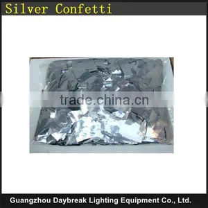 Silver Color Confetti Paper for Stage Wedding Celebration Party Show Confetti Cannon Machine thumbnail-1