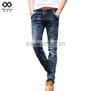 Waterwashed Jeans Menschwear Ready Made Jeans Stretch Destroyed thumbnail-1