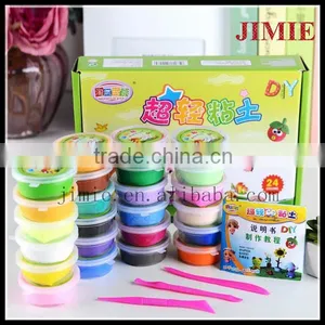 24 Different Colores Non-toxic Children Playing Diy Clay Brick With Color Box thumbnail-1