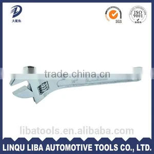 China Supplier High Qualtiy CrV Labor Saving Tool Adjustable Wrench Monkey Spanner For Undoing Screws thumbnail-3
