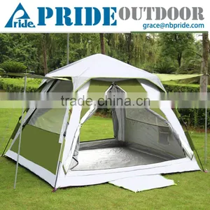 Outdoor Travel Essentials Double Layer 3 4 Person Tent Green Beach Fishing Cheap Camping Tent Quality Choice thumbnail-1