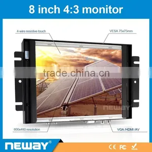 8 Inch LCD TFT Open Frame Touch Monitor 800x600 Resolution thumbnail-1