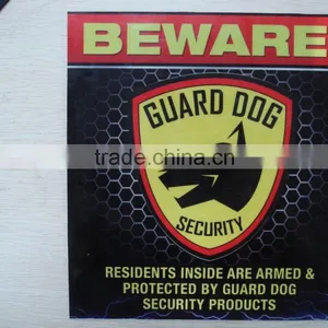 Security Yard Sign, Personalized Safety Sign With Aluminum Pole thumbnail-1