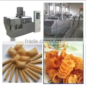 Extrusion Fried Pellet Snacks Processing Line Fried Dough Food Machine thumbnail-3