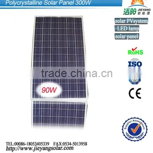 90W Poly Solar Panel From China Manufacturer , Low Price and High Quality for PV System Roof and Ground thumbnail-1