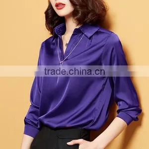 Blouse Trendy Women European Top Blouse Women t Shirt and Tops thumbnail-1