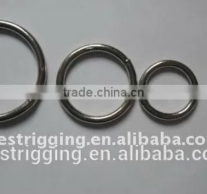 2016 New Fashion O Ring Hook 2016 Hot Sale /key Chains Stainless Steel Aisi 316 304 Welded Round Ring Nose Ring thumbnail-2