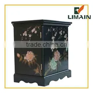Antique Chinese Lacquer Jewelry Box thumbnail-1