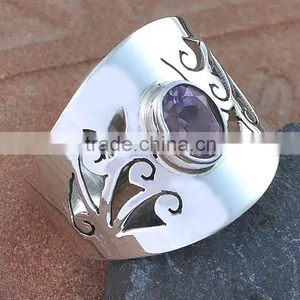 Amethyst Ring,Gemstone Jewelry Ring, 925 Ring Wholesale thumbnail-1