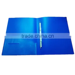 2016 Hot Selling Good Quality PP Material a4 Size New Design File Folder With Metal Spring Clip thumbnail-3
