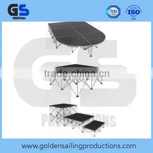 Aluminum Foldable Stage , Choral Stage , Concert Stage for Church Quality Choice thumbnail-1