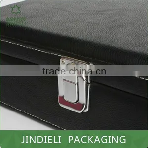 Luxury Black Wooden Watch Box Packaging thumbnail-3
