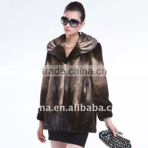 2011 Hot Sell Mink Fur Coat thumbnail-1