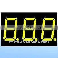 High Quality Yellow Color 3digits LED Display Series thumbnail-1