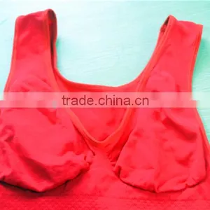 Women Seamless Camisole Sports Crop Tops Ladies Underwear thumbnail-3