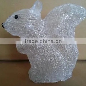 3D LED Christmas Battery Acrylic Squirrel Motif Light thumbnail-1