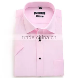 the Latest Fashion no Pocket Short Sleeve Mens Shirt 2016 thumbnail-4