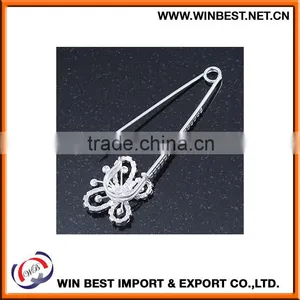 China Wholesale Costume Jewellery Trendy Brooches, Rhinestone Pin for Wedding thumbnail-4