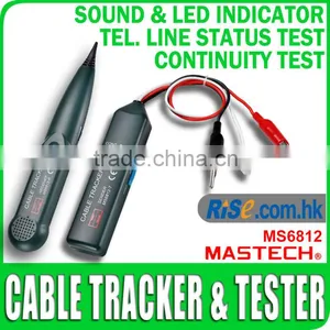 Electric Wire Line Finder Tracker MS6812 Mastech Network Telephone Cable Tester thumbnail-1