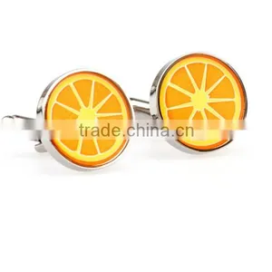 Wholesale Fashion 316L Stainless Steel Gold Engraved Cufflink thumbnail-2