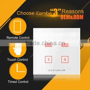 Qome1 Zigbee Smart House Home Automation Smart Switch Mobile thumbnail-3
