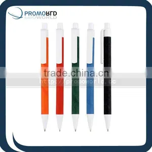 Promotional Colored Eco Ballpen.Recycled Paper Ballpoint Pen thumbnail-1