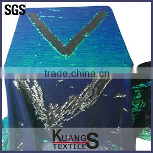Gold Double Sided Sequin Fabric thumbnail-5