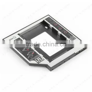 Wholesale Price 9.5mm SATA 2nd HDD SSD 2.5" Hard Drive Caddy for Laptop DVD-ROM Optical Bay Aluminum and Plastic Quality Choice thumbnail-3