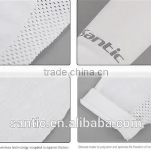 Santic Running Cycling Arm Sleeves Color White thumbnail-3