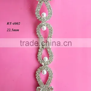 New Rhinestone Trim for Bridal Sash Wedding Sash Wedding Belt &for Garment Accessory (RT-4002) thumbnail-1