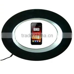 Customized Shape Top Floating Rotating Magnetic Display Stand for Mobile Phone thumbnail-5