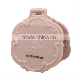 Factory Directly Rose Shape Plastic Folding Pocket Mirror thumbnail-5