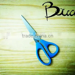 5" Hot Sale Stainless Steel Stationery Scissors With Plastic Handle BD-S1651 thumbnail-1