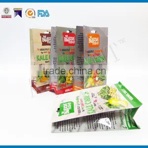 Eight-side Sealed Bag Stand up Flat Bottom Foil Inside Pouch With Colorful thumbnail-3