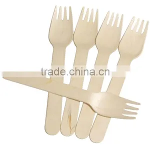 Online Shopping 120mm Disposable Wooden Fork thumbnail-5
