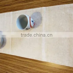 Tie-dyeing Ramie Cloth Table Runner For Round Tables thumbnail-1
