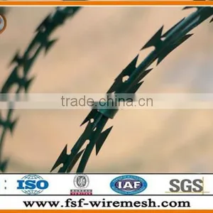 Security Fencing Razor Barbed Wire/razor Combat Wire/safety Razor Wire(ISO9001:2008 thumbnail-6