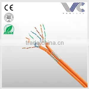 Frankever Braided Wooden Reel Parallel SFTP CAT5E Lan Cable thumbnail-1