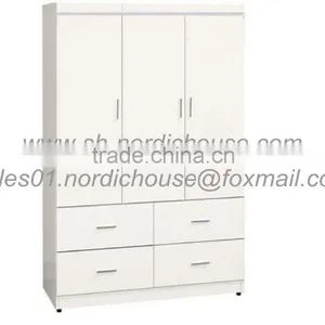 Wardrobe With Drawers and Doors, Matt Paint, 4 or 5 Doors Wardrobe, Paint Wardrobe thumbnail-2