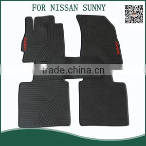 All Weather Full Set Rubber Car Floor Mat /Cargo Mat For Nissan Sunny thumbnail-1