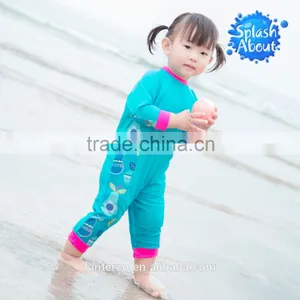 High Quality Nappies Vendor Cute 2.5mm Multicolor Nylon Elastane uv Taiwan 0-6M Swimwear thumbnail-2