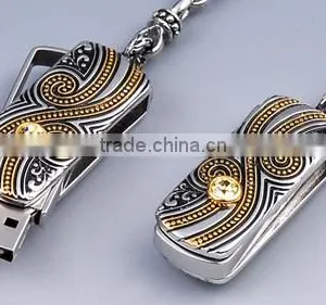 High-capacity Rotating Modelling Jewelry Popular Personality Design 128 gb Usb Stick thumbnail-1