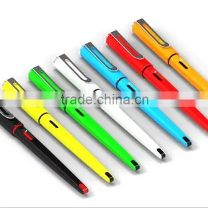 New Design Twist Plastic Stylus Ball Pen With Clip thumbnail-4