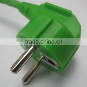Russian 16A 250V Angled Type Green GOST-R 3pin Plug thumbnail-1